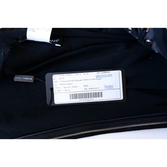 Dolce & Gabbana Cady Lace-up Bodycon S/S 2019 Runway Dress (IT46) RRP $3,215 - Picture 11 of 12